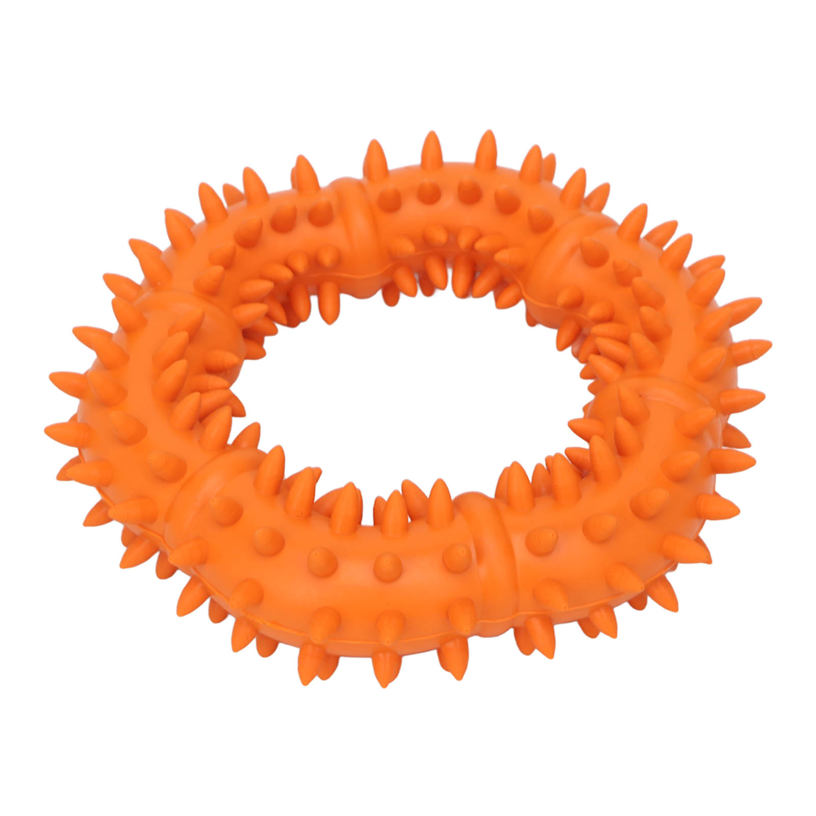Dog Chew Toy Thorn Design Rubber Lightweight Throwing Catching Flying Burr Ring Dog Toy thumbnail 5