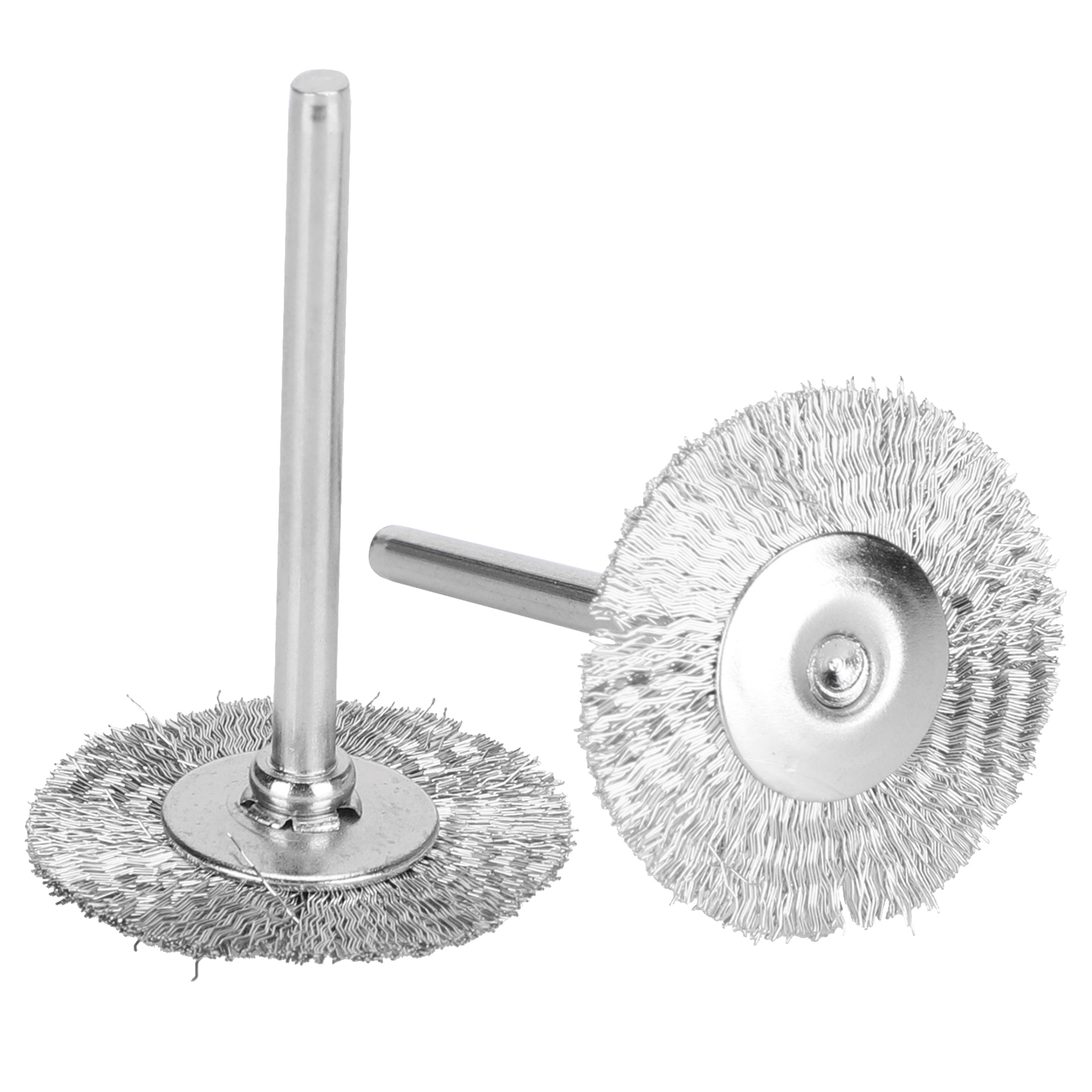 Mini roue à brosse assiette, 30 pièces, sculpture sur bois, rouille, corrosion – Image 2