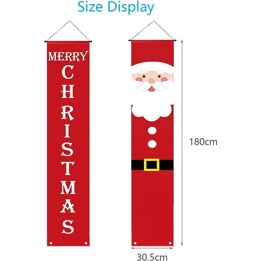 Christmas Decorations, Christmas Banner, Christmas Snowman, “Merry Christmas” Garland, Hanging Porch Sign, Christmas Decorations For Xmas, Christmas Indoor/Outdoor, Wall, Door, New Year's