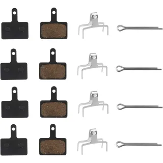 4 X Bicycle Disc Brake Pads, Black Brake Discs, Bicycle Brake Pads, 4 Pairs Of Metal Brake Pads