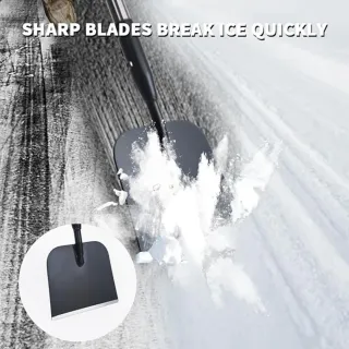 Black Snow Shovel, Ice Shovel, Grading And Snow Removal Machine, Ice Spike Removal Tool, Roadside Garden Cleaning Scraper, Lawn Edge Weed Removal Tool DXNTM2408471 DXNTM2408471