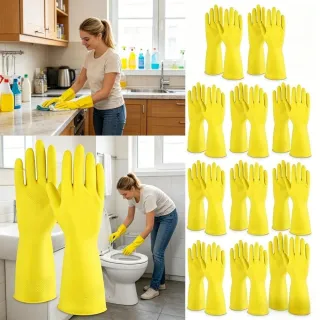 12 Cleaning Gloves, Versatile For Household Chores, Yard Work, And Party Decorations