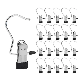 20-Piece Set Of Laundry Hooks And Boat Clips - 20-Piece Set Of Practical Laundry Clips And Party Accessories