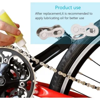 9 Pairs Of Bike Chain Links—4 Models Of Bike Chain Accessories