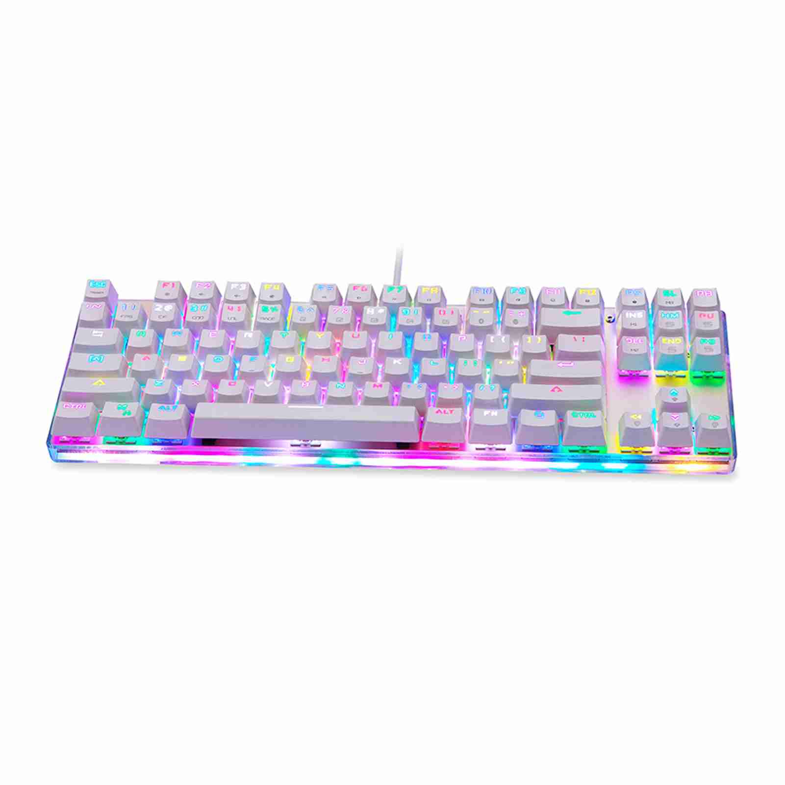 USB Wired Mechanical Keyboard RGB Backlight PC Gaming Keyboard For WIN 2000 3