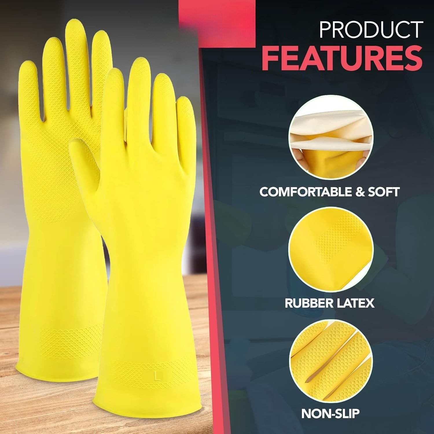 12 Cleaning Gloves, Versatile For Household Chores, Yard Work, And Party Decorations 5