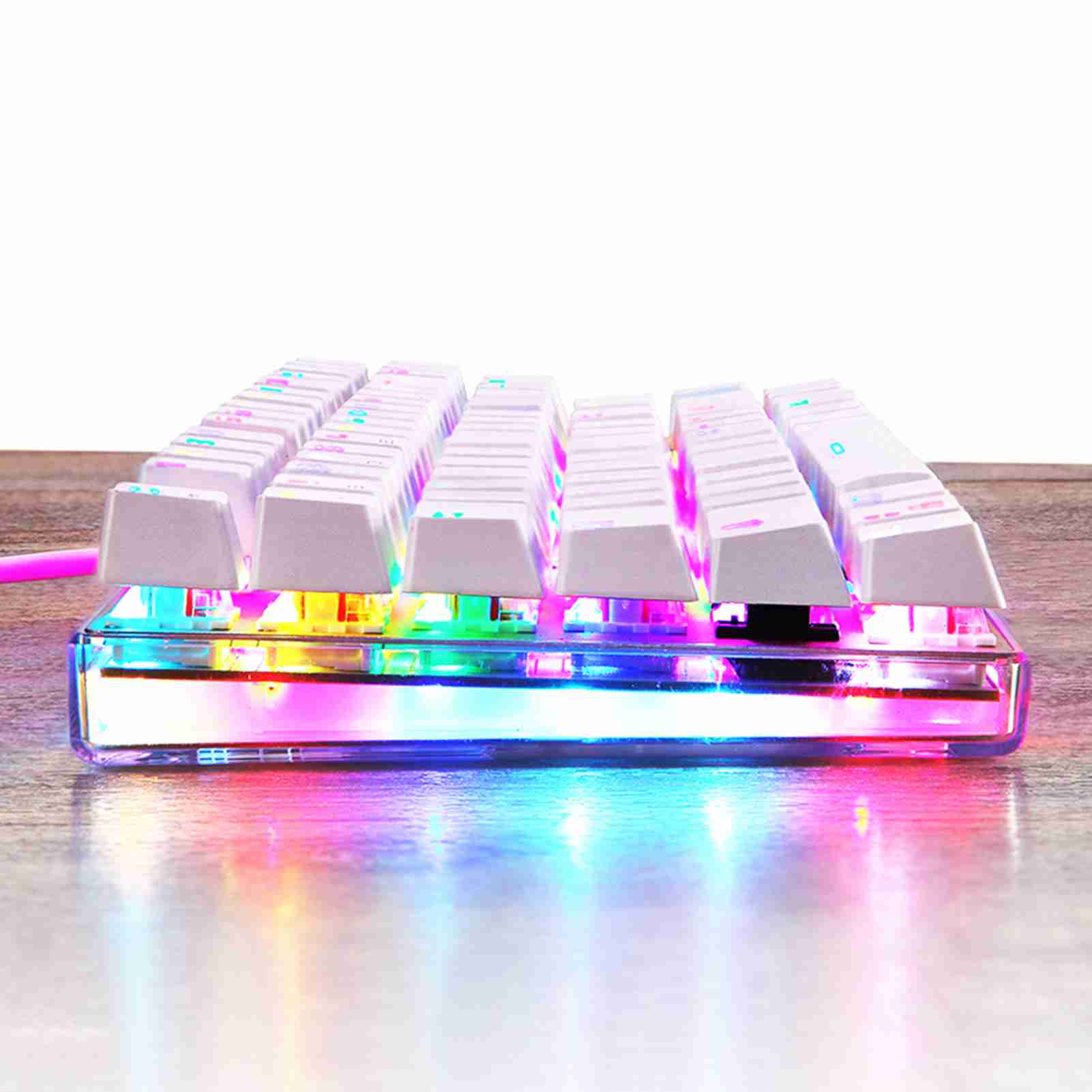 USB Wired Mechanical Keyboard RGB Backlight PC Gaming Keyboard For WIN 2000 5