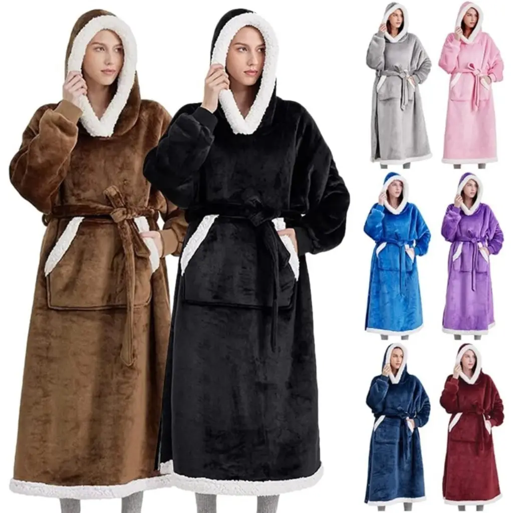 Warm Sweatshirt Blanket, 150 Cm Oversized Fleece