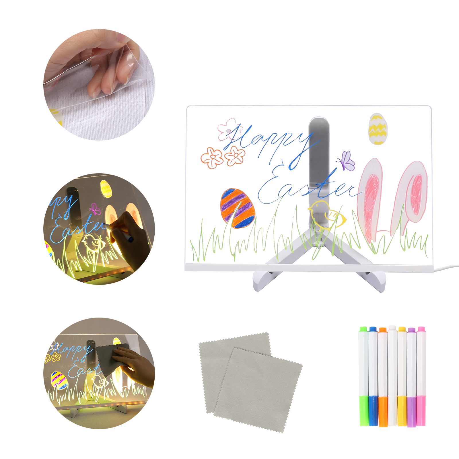Party Decoration Bulletin Board - Handy Board For Posting Notes - Party Accessory Set 2