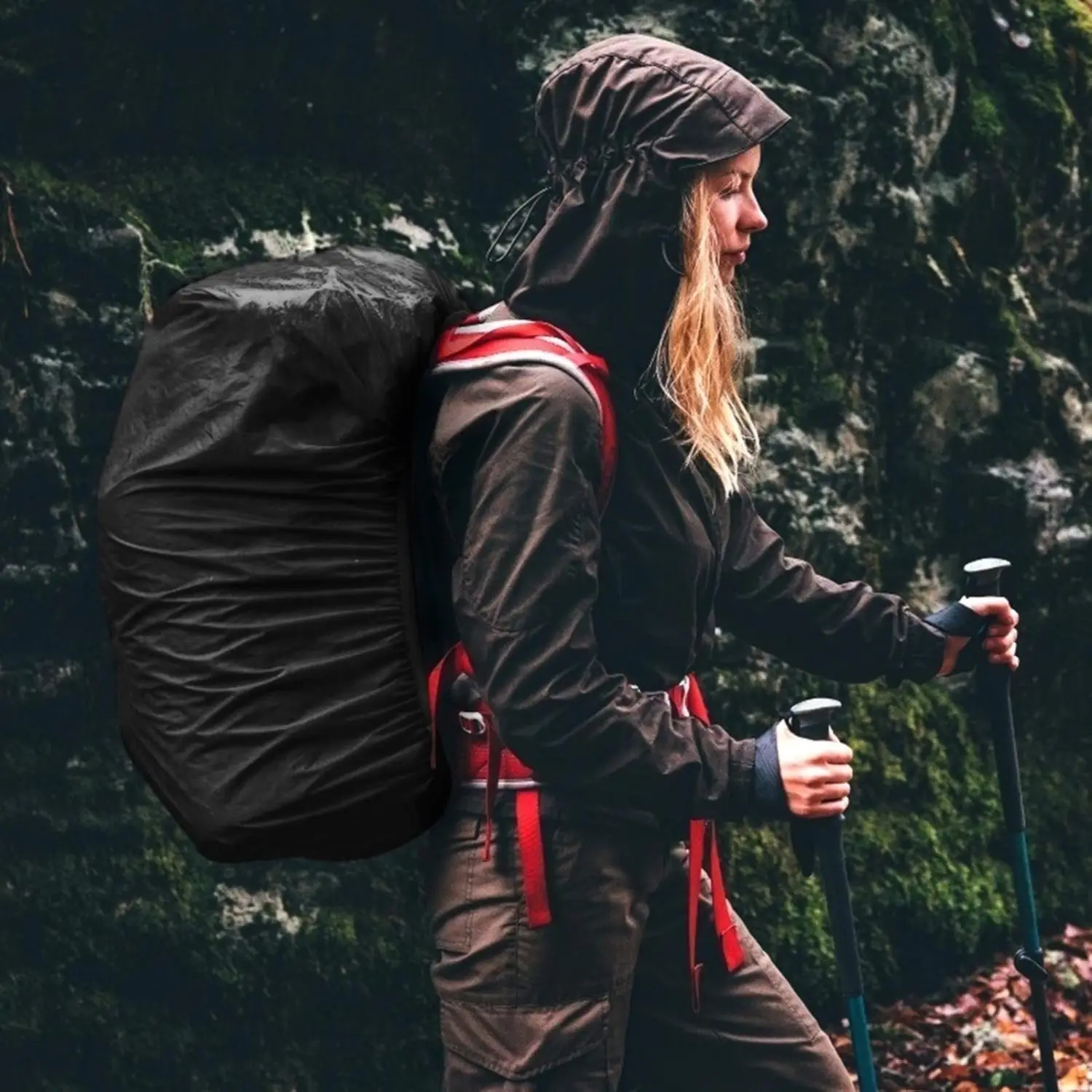 2-Pack Rain Cover For Backpack, School Backpack, Rain Cover For School Bag, Backpack Protector, Rain Cover, Water Protection For Outdoor Activities, Camping, An