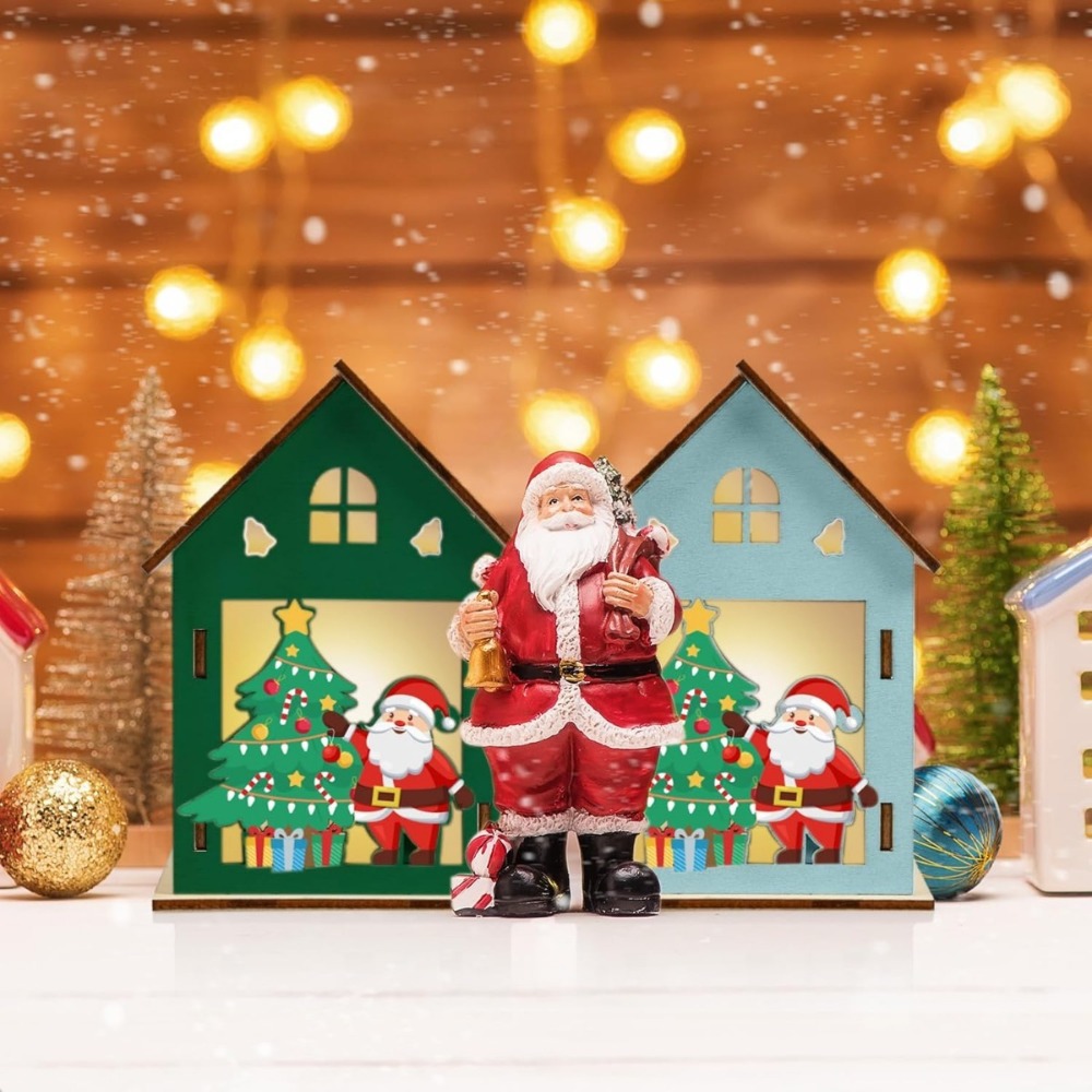Wooden Christmas House Craft Kit, picture 2 of 3