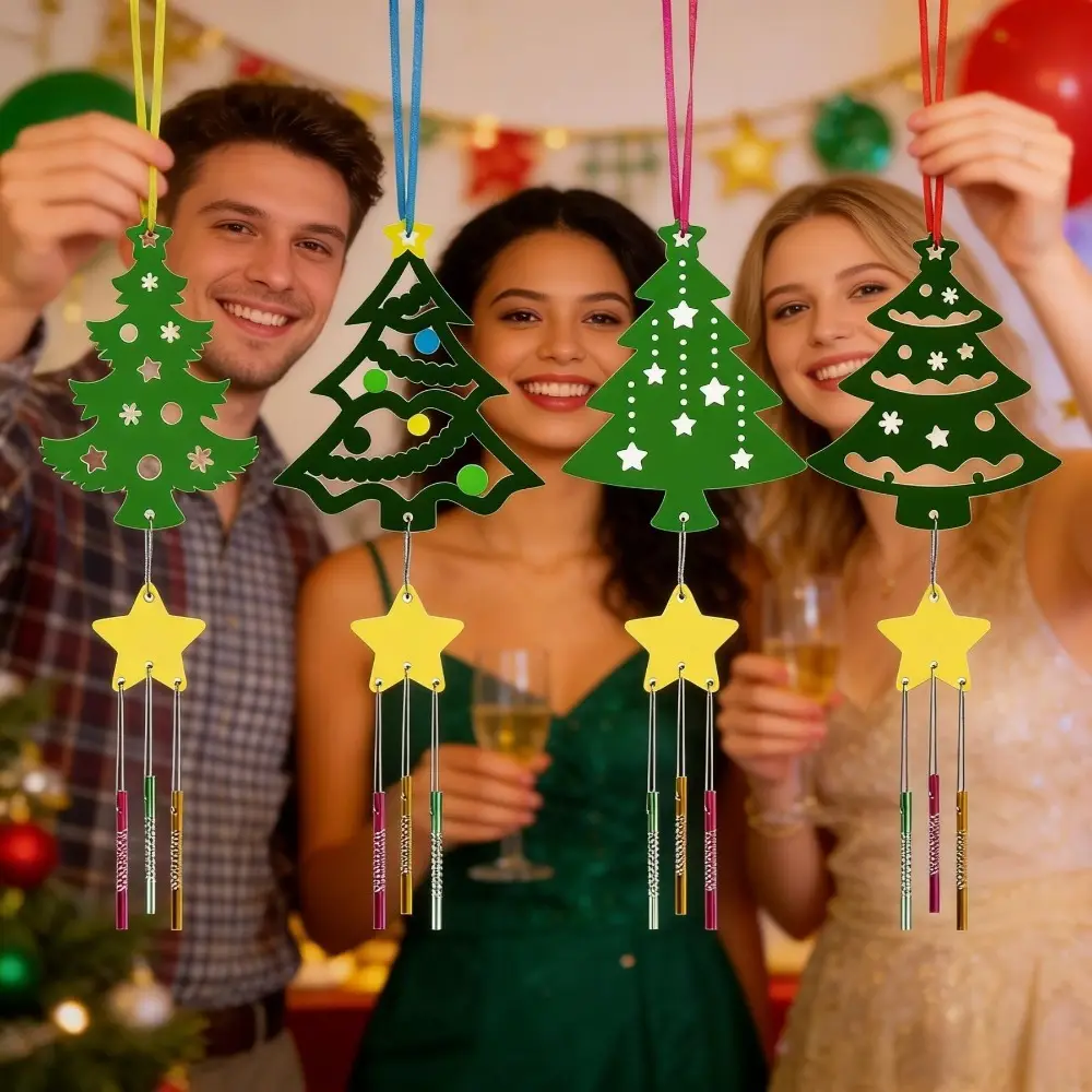 Christmas Craft Kit With 12 Tree Shapes