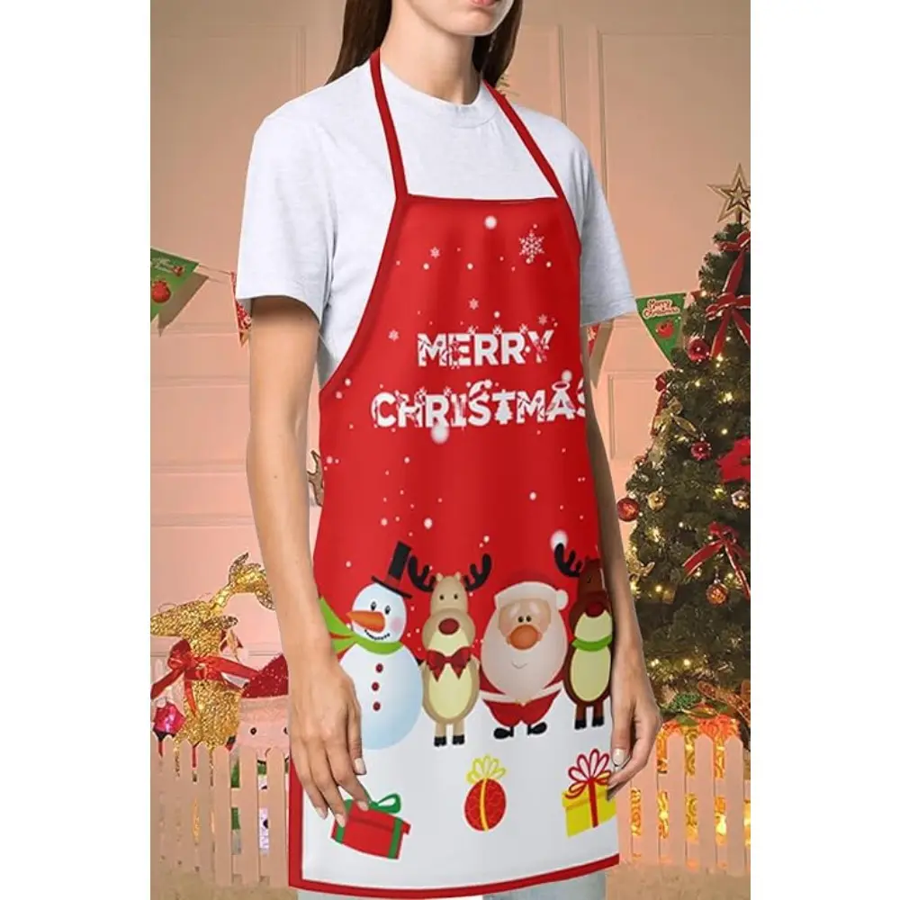 1 Red Christmas Apron