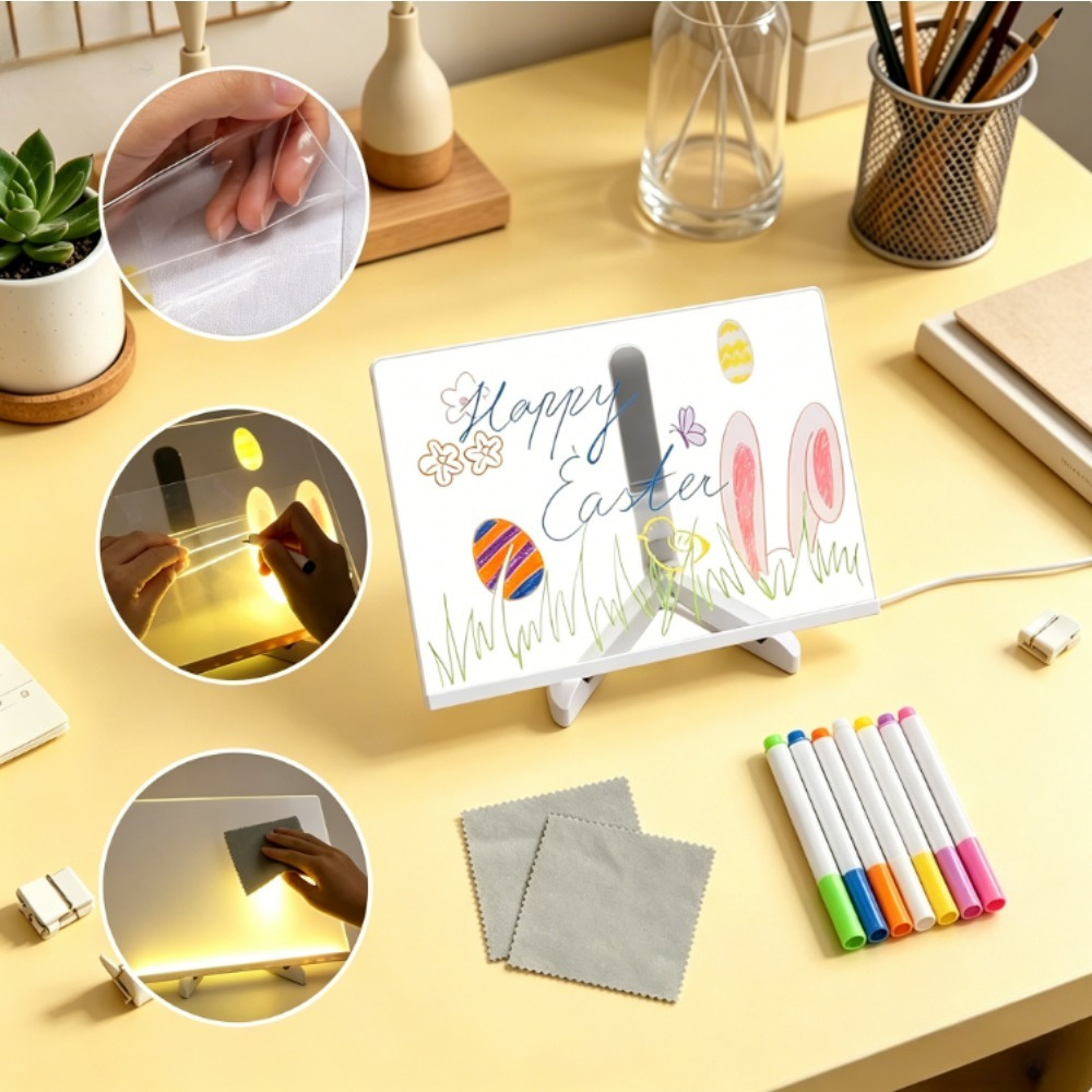Party Decoration Bulletin Board - Handy Board For Posting Notes - Party Accessory Set 4