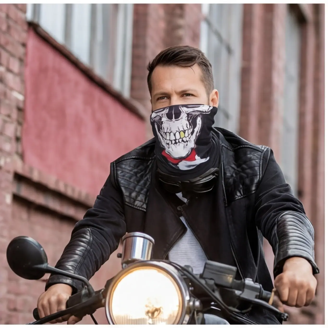 Set Of 2 Motorcycle Masks Made Breathable