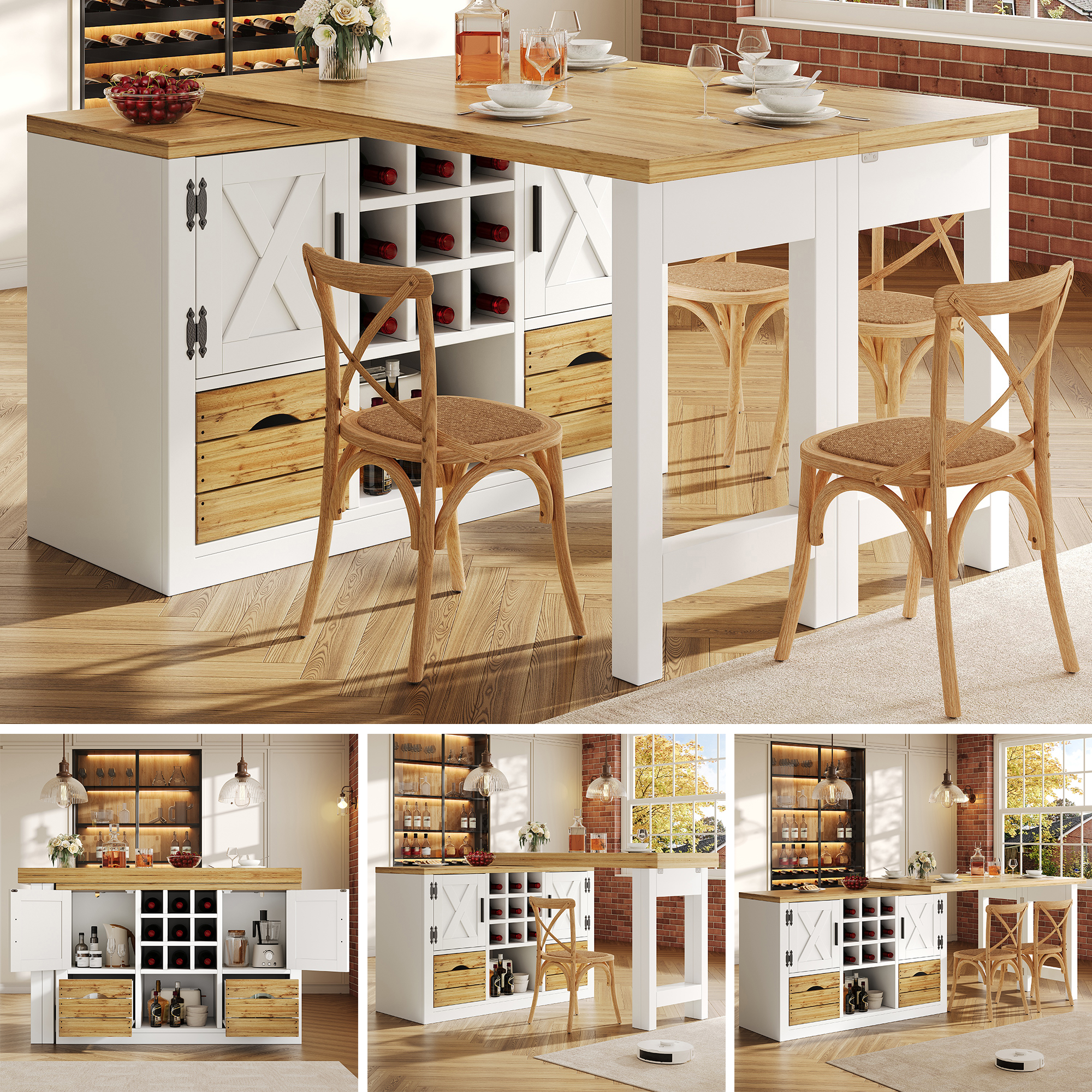 Multifunctional Rotating Dining Table