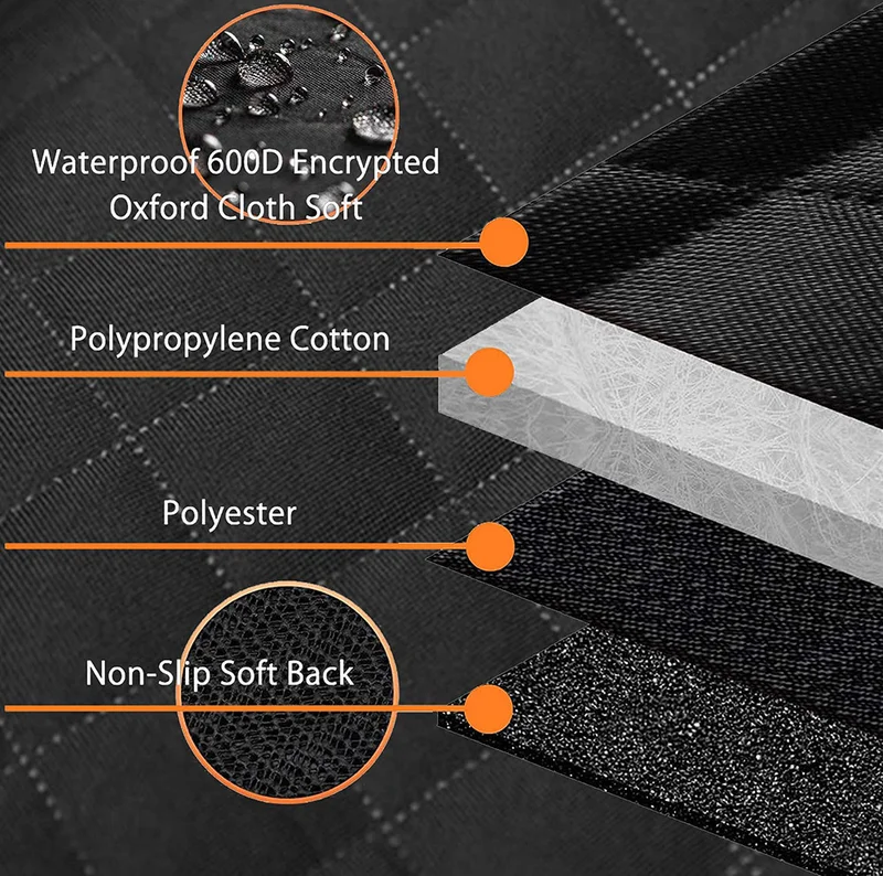 Housse de siège de voiture universelle imperméable pour animaux de compagnie – Image 4