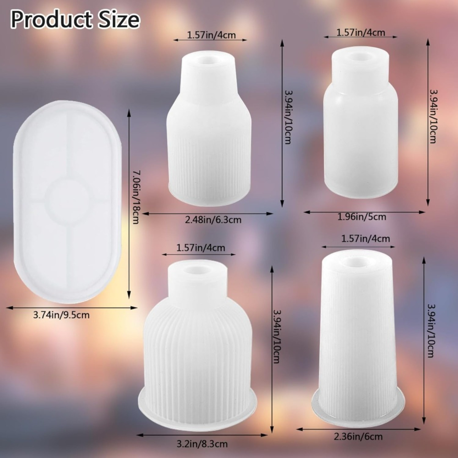 Silicone Mold for Vases and Bowls