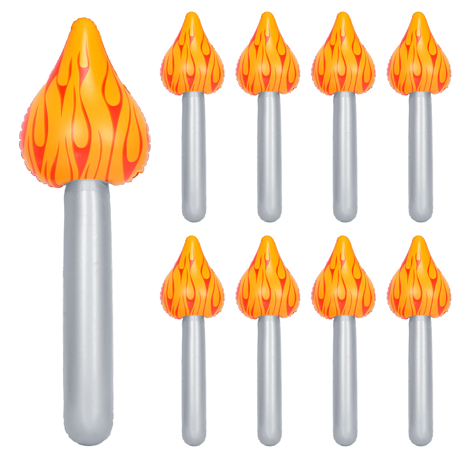 Inflatable Flashlight – 8-Piece Set With Torch Design For Parties And Festive Events – Party Accessory Set — foto 4