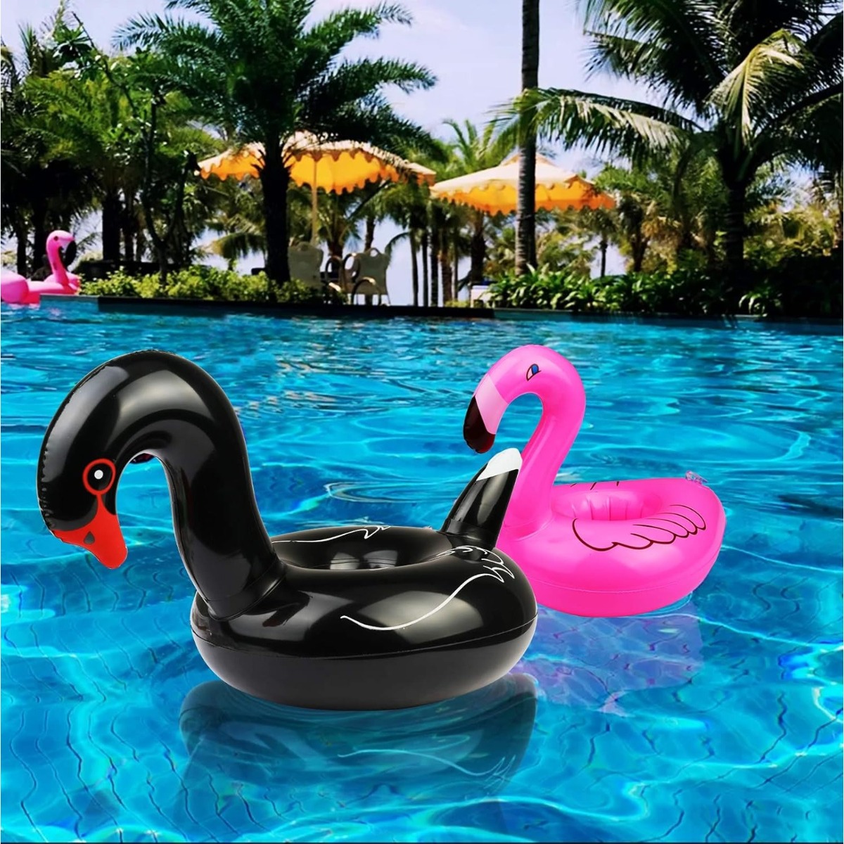 12-Piece Inflatable Pool Coaster Set – Floating Drink Holders With Fun Summer Designs For Pool Parties, Beach Parties, And Outdoor Events — foto 3