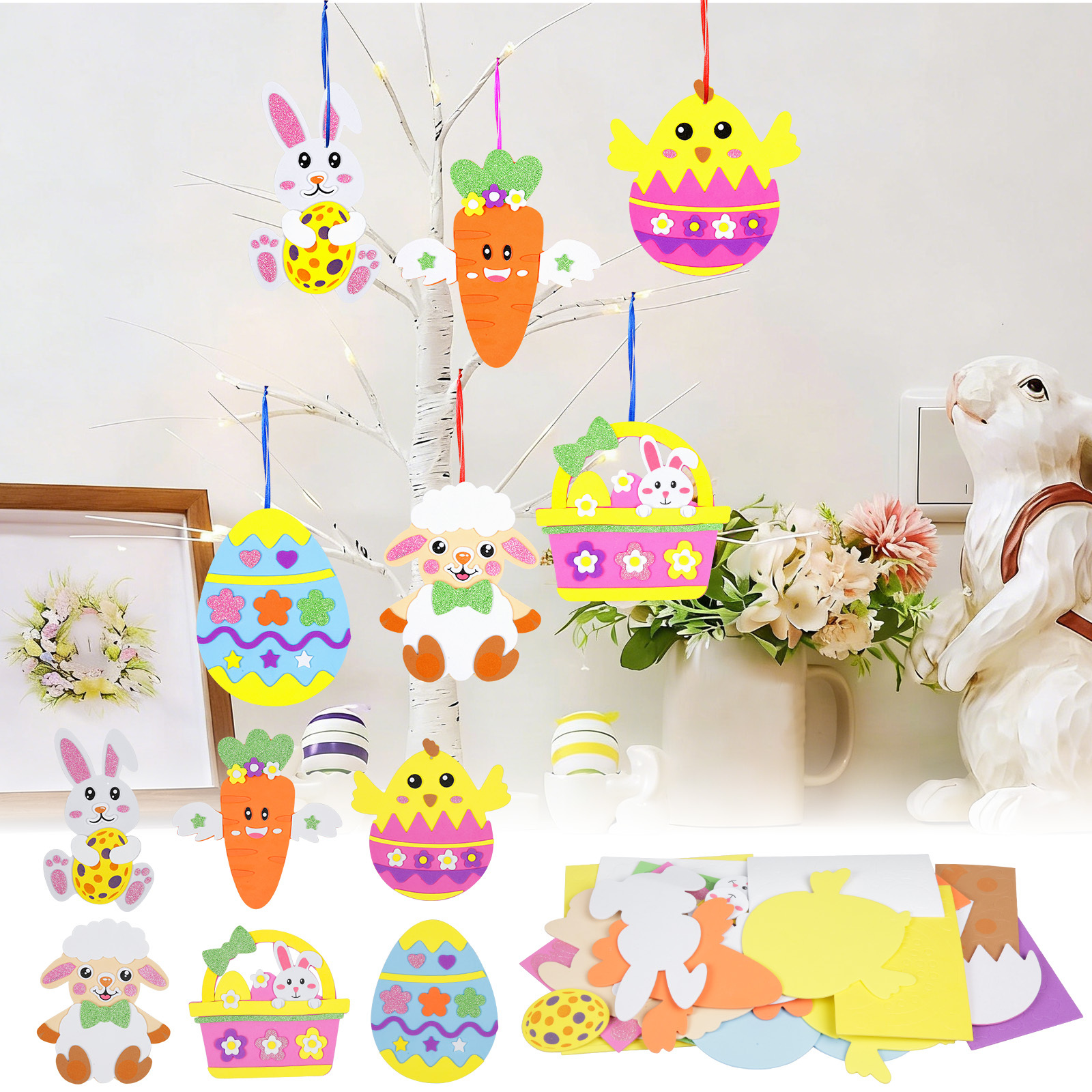 Easter Craft Kit 24-Piece Set