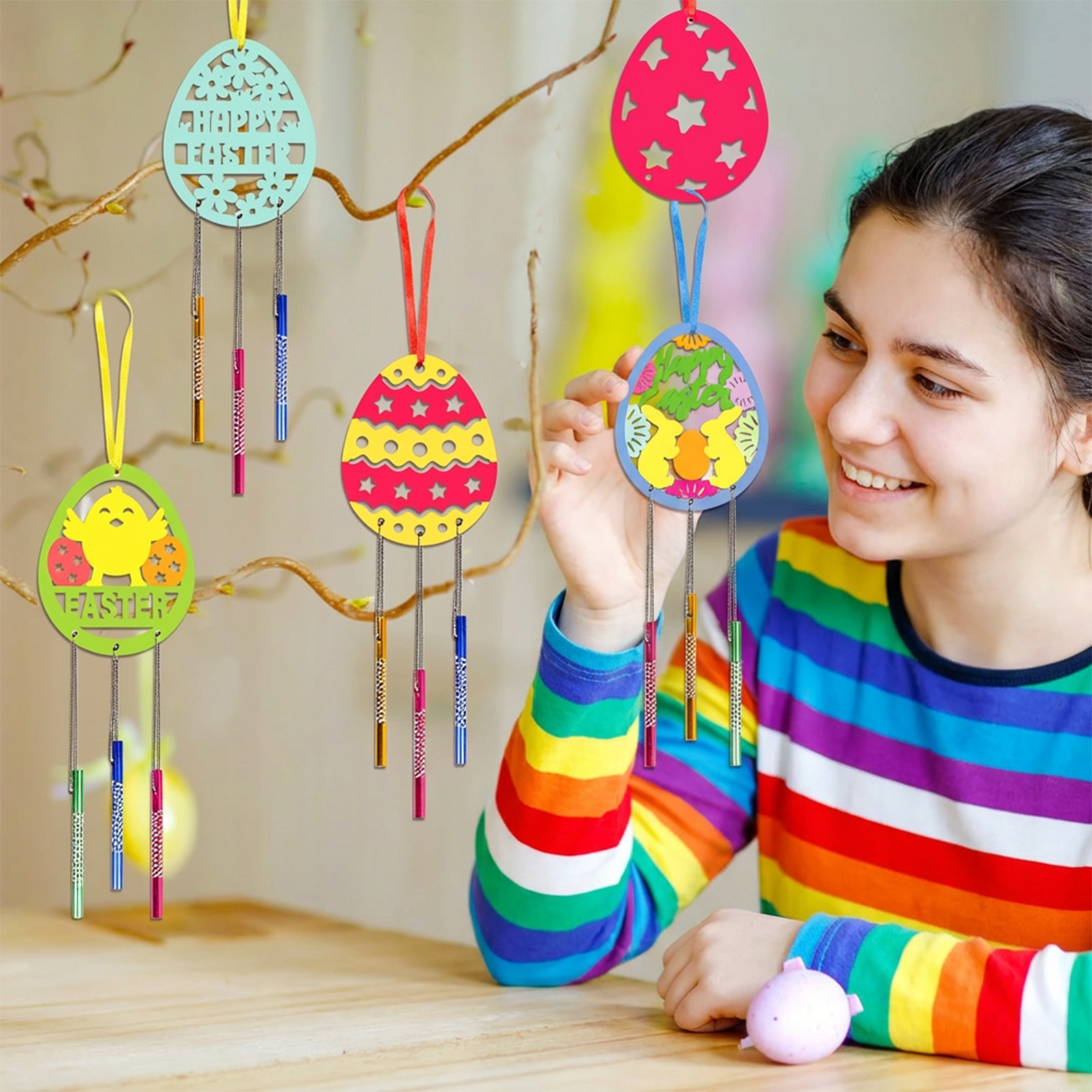 Easter Egg Wind Chime Craft Kit