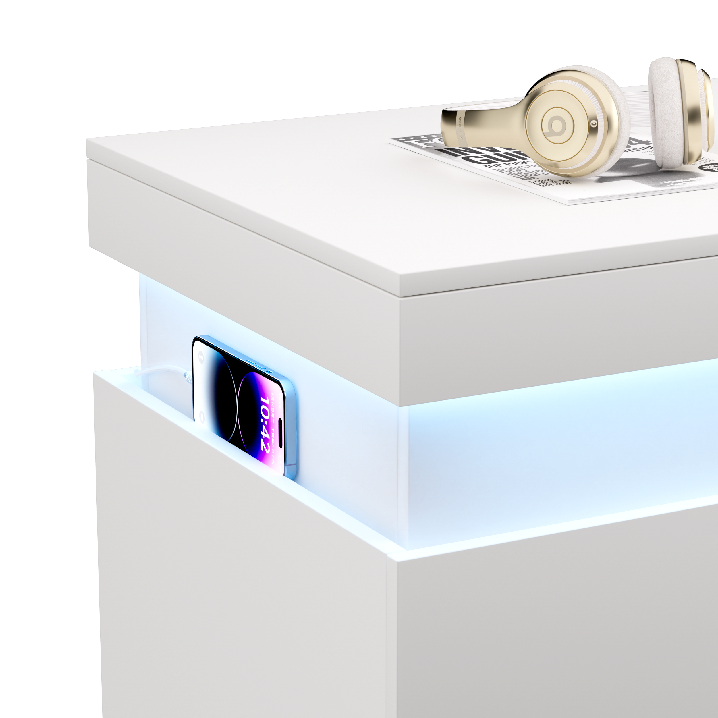 Bedside table assembly parts