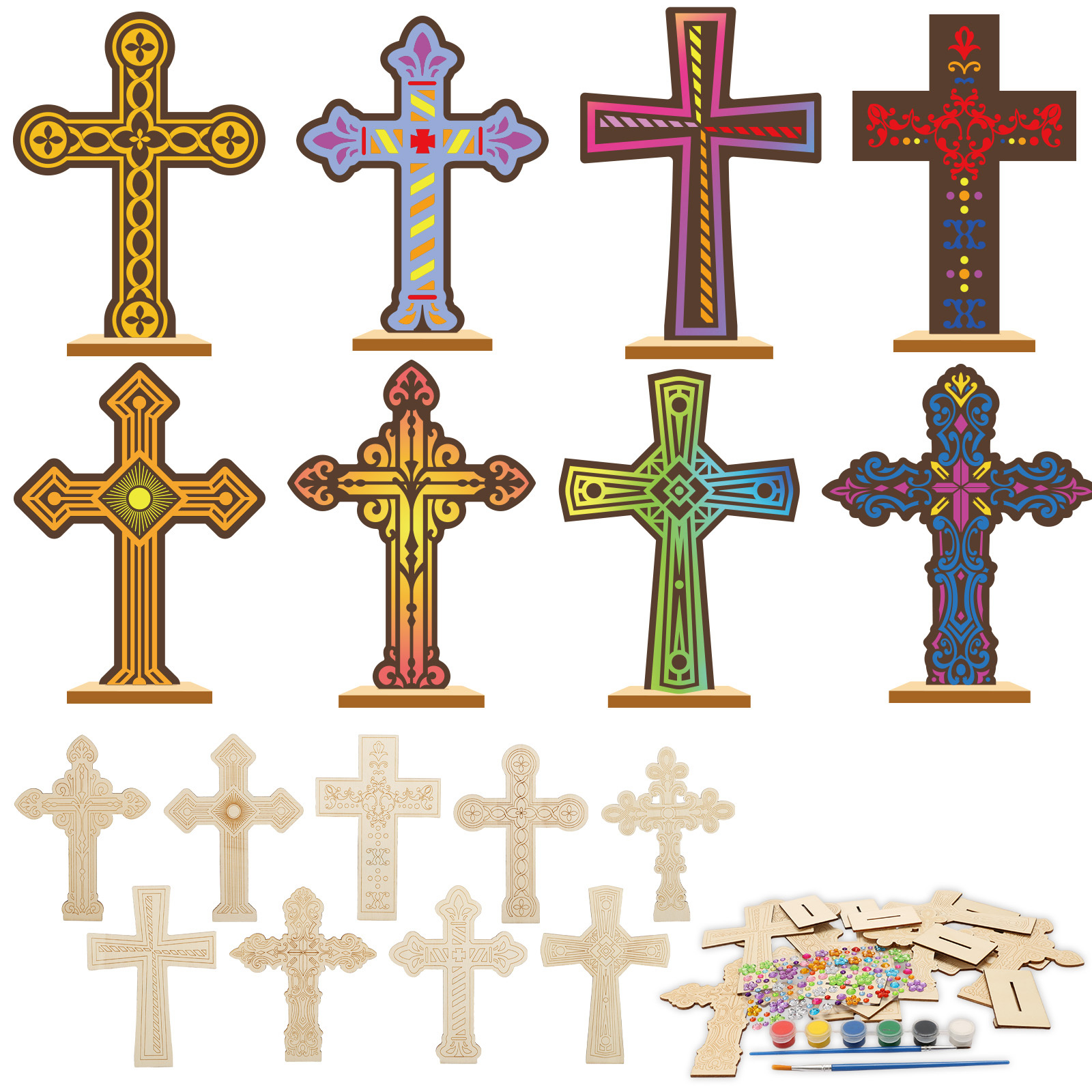 Wooden Cross Craft Kit