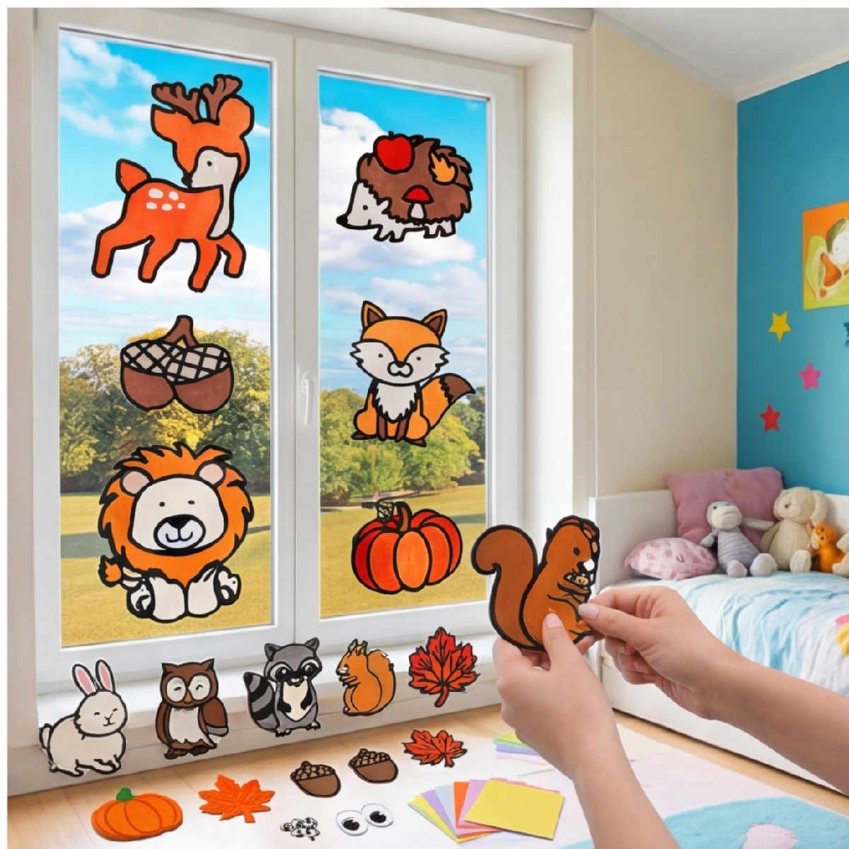 12 Sheets Of Animal-Themed Craft Cardstock - Decorative Craft Paper For Cards, Scrapbooking, And Party Decorations Set