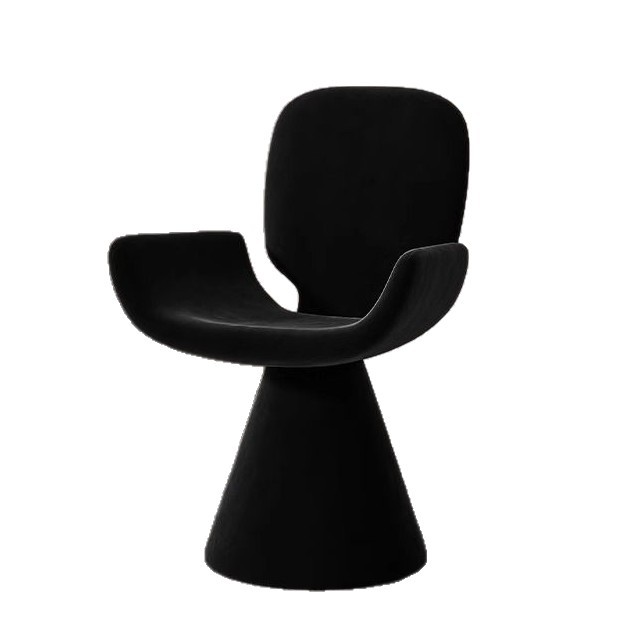 Light Dressing Stool, Bedroom 360 Swivel Chair, Black Home Room, Ladies' Table