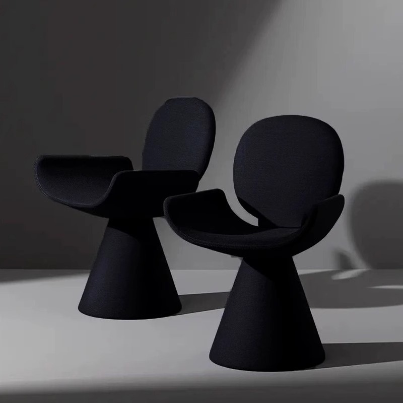 Light Dressing Stool, Bedroom 360 Swivel Chair, Black Home Room, Ladies' Table — image 3