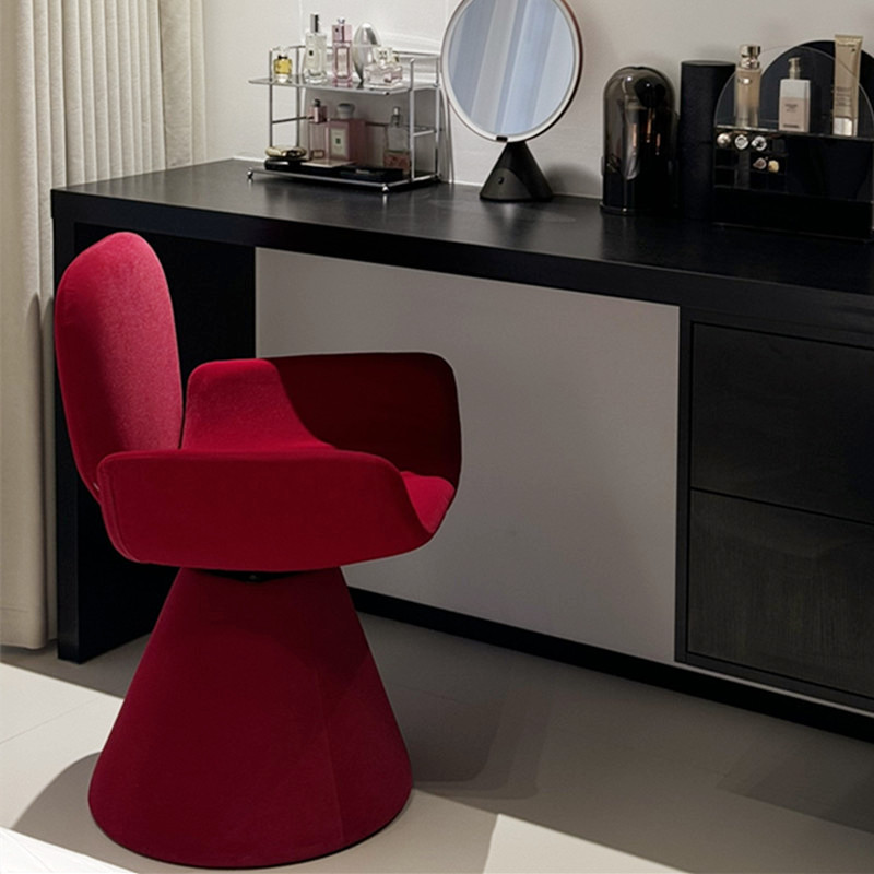 Light Dressing Stool, Bedroom 360 Swivel Chair, Red Style Home Room, Ladies' — image 2