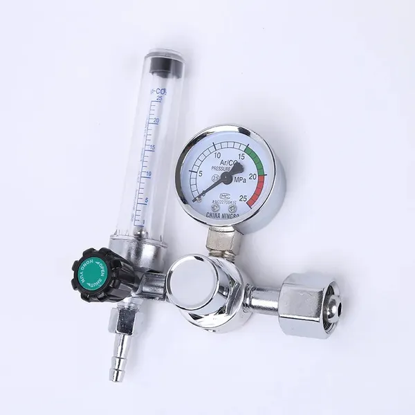 Aluminum Alloy 0-25MPa Argon Regulator CO2 Regulator Air Pressure Reducer Gas Reducer G5/8