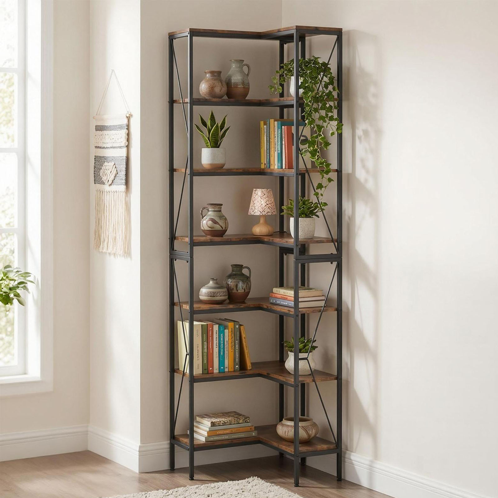 7 Tier Corner Bookshelf, picture 3 of 5
