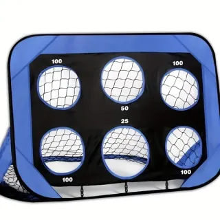 4 In 1 Football Goal Pop-Up Soccer Goal Football Training Goal Net Carry Bag Kids