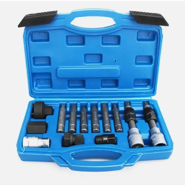 13PCS Alternator Tool Set Including Bit Adapter For Various Vehicles DHL