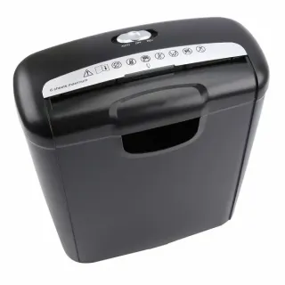 Paper Shredder, 6 Sheets Strip Cut, Security Level P2, Credit Card Shredding