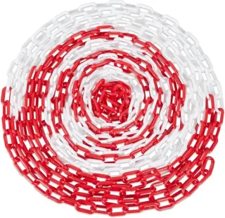 Barrier Chain Warning Chain Plastic Chain Plastic Chain Barrier 25m Chain