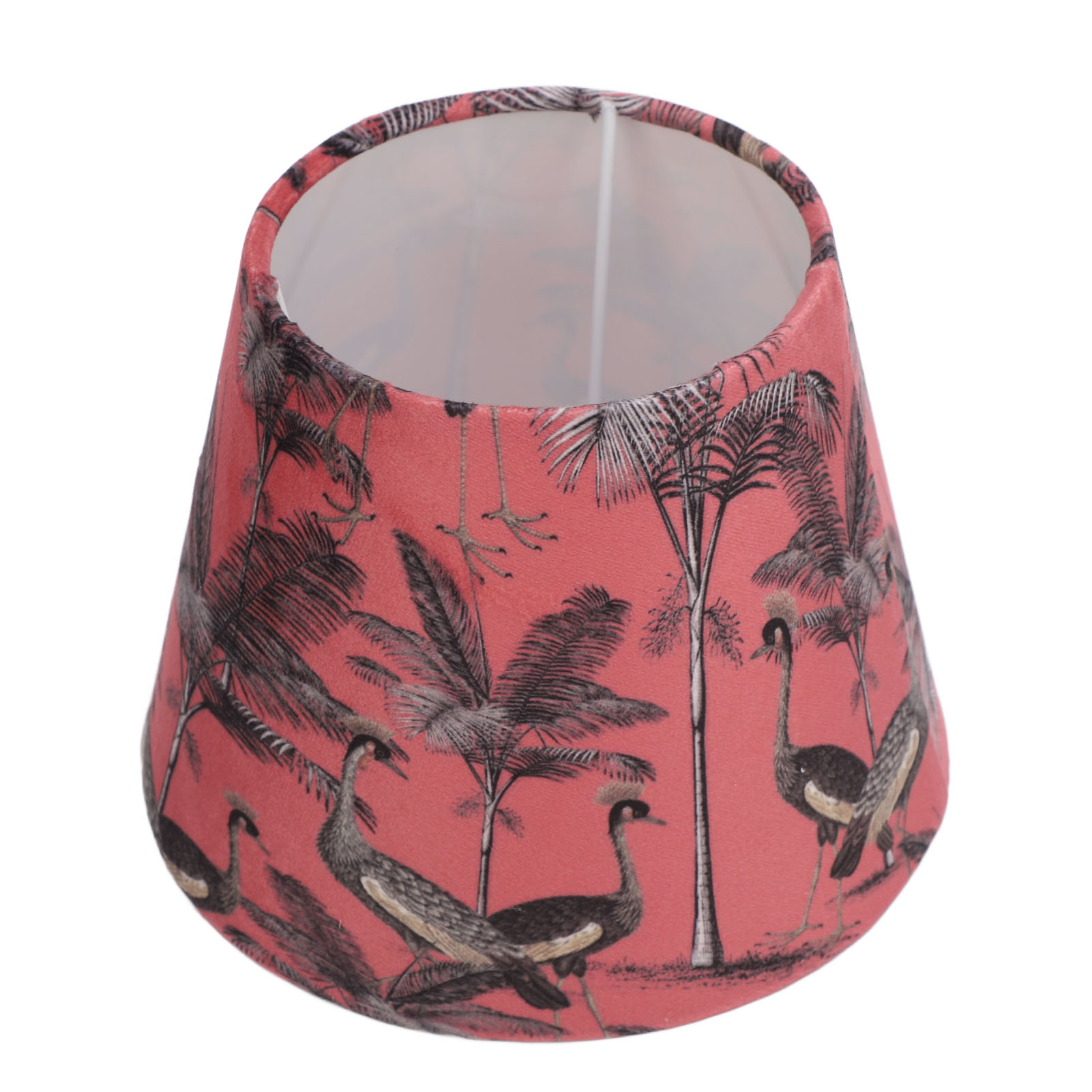 Lampshade Modern Simple Velvet Exquisite Conical Decorative Lampshade For E27 E14 Lamp Head Peacocks