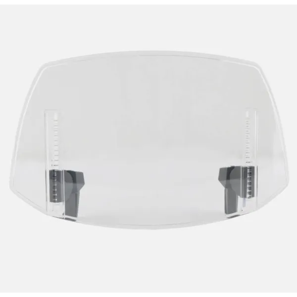 Motorcycle Windshield Extension - Adjustable Windshield, Fixed On The Above Of Original Windshield, Heightening For Better Head Protection Rider Safety