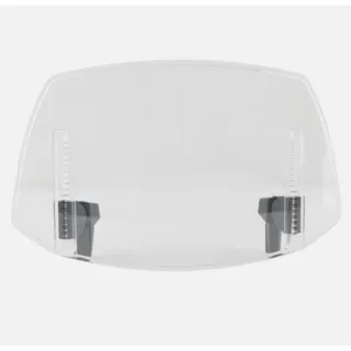 Motorcycle Windshield Extension - Adjustable Windshield, Fixed On The Above Of Original Windshield, Heightening For Better Head Protection Rider Safety