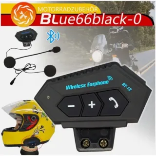 Motorcycle Helmet Bluetooth Headset 5.4, Hands-free Headphones With Microphone, For Riding