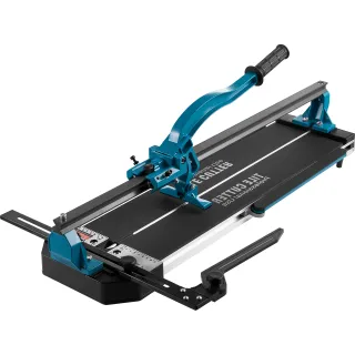 Manual Tile Cutter, 24 Inch, Porcelain Ceramic Tile Cutter With Tungsten Carbide Cutting Wheel, Infrared Positioning, Anti-Skid Feet, Durable Rails For Professional Installers Or B