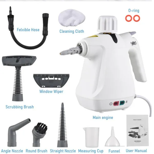1000W Handheld Steam Cleaner Steam Cleaner Multi-Cleaner High Pressure Cleaner 280ml