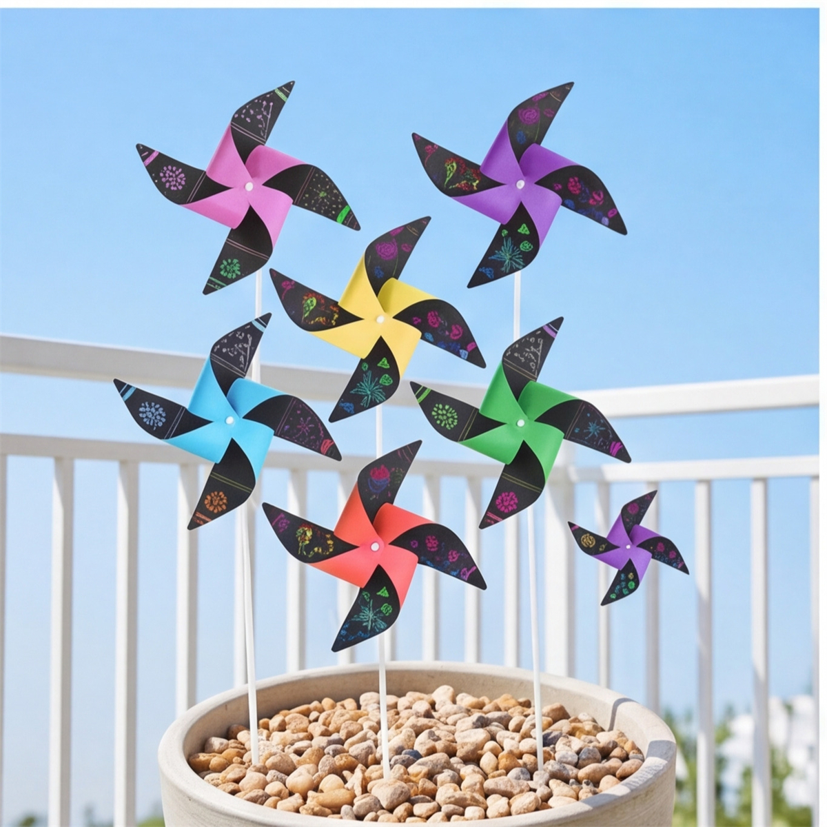 24-Piece Windmill Decoration Kit