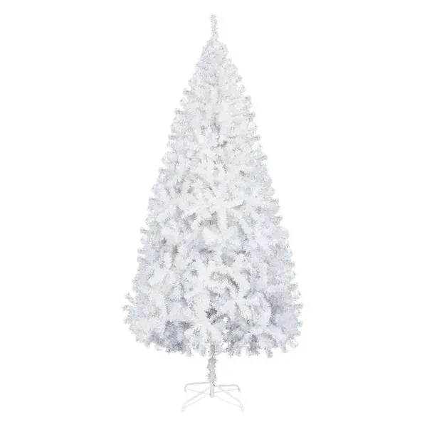8ft Flocking Tied Light 1349 Branches Christmas