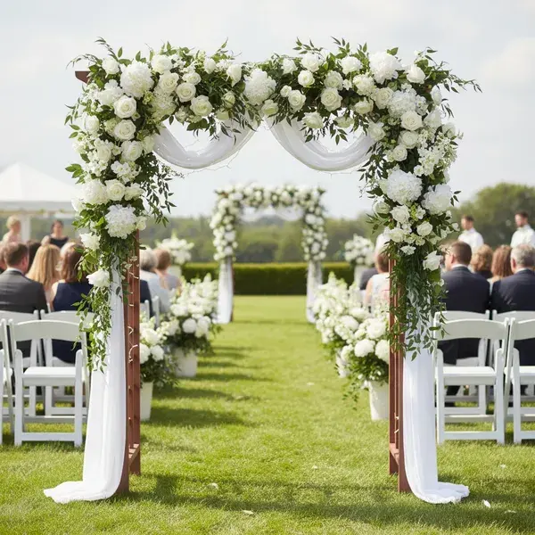 Wooden Arbor, Wedding Arch