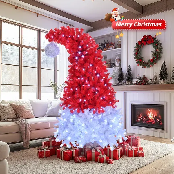 6 FT Santa Hat Style Pre-lit Christmas