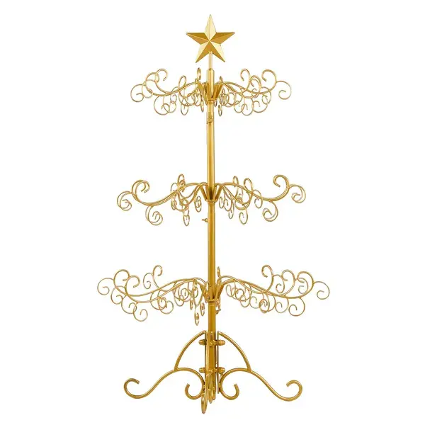 3ft Wrought Iron Christmas Tree, Metal Ornament