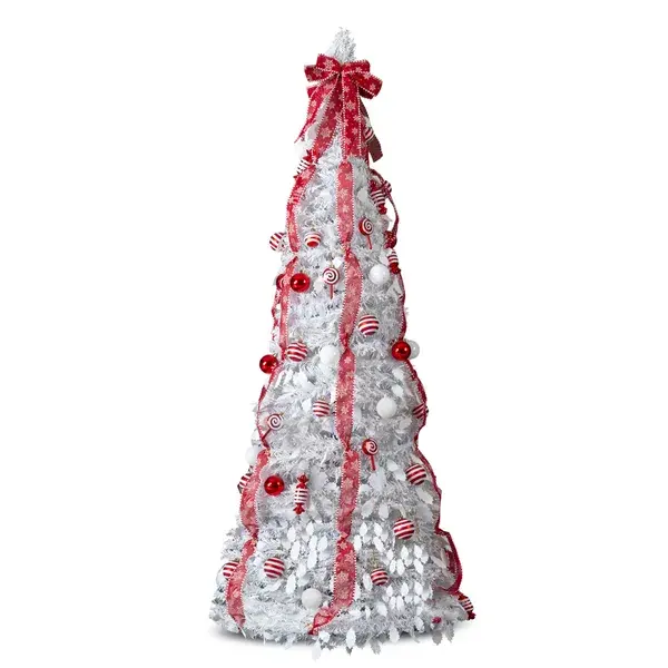 6 FT Fully Decorated Pre-lit Christmas Tree